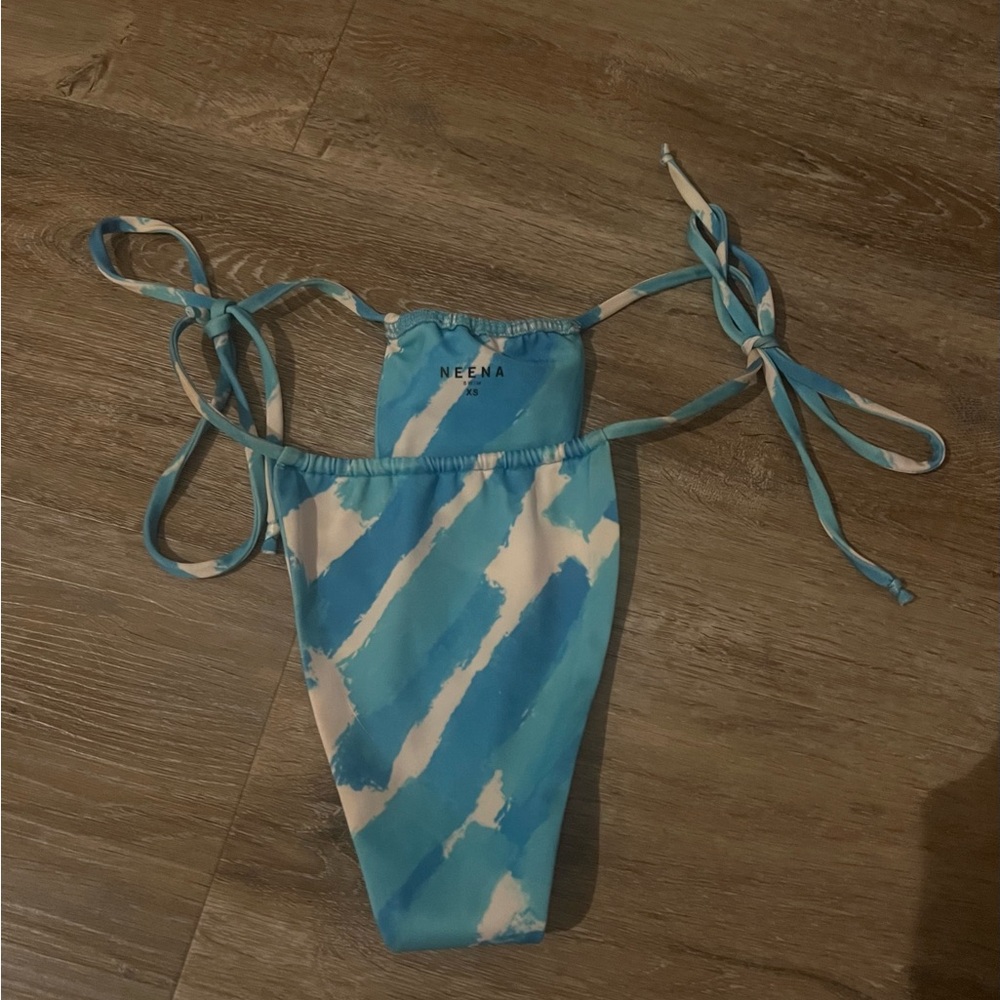 Oh Polly Blue and White Bikini